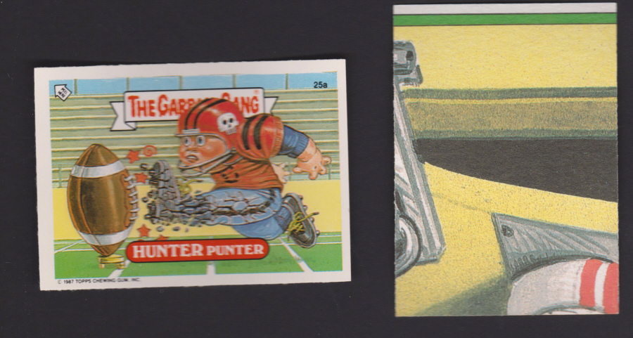 Topps U K Issue Garbage Gang 1991 Series 25a Hunter