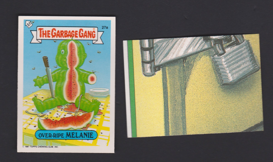 Topps U K Issue Garbage Gang 1991 Series 27a Melanie