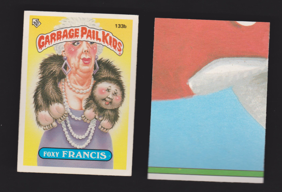 Topps Garbage Pail Kids U K iSSUE 1985 4th. Series 133b Francis