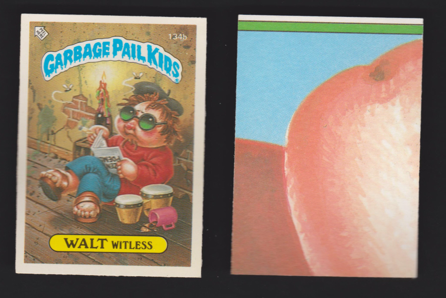 Topps Garbage Pail Kids U K iSSUE 1985 4th. Series 134b Walt - Click Image to Close