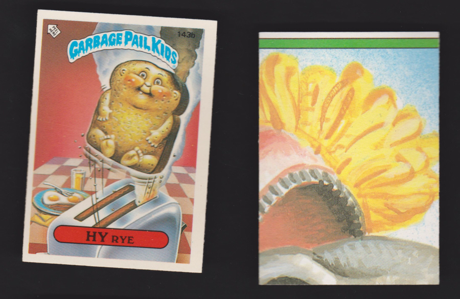 Topps Garbage Pail Kids U K iSSUE 1985 4th. Series 143b Hy DIFFERENT - Click Image to Close