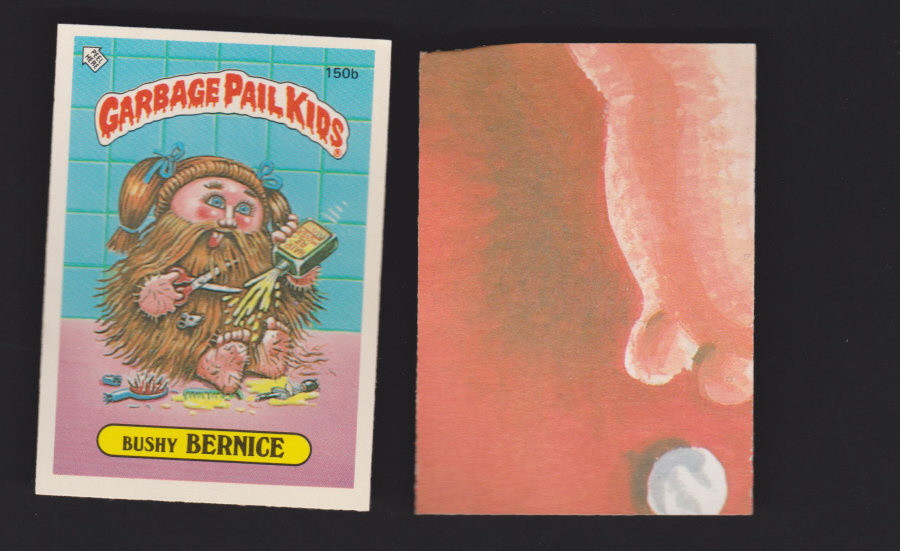 Topps Garbage Pail Kids U K iSSUE 1985 4th. Series 150b BERNICE DIFFERENT