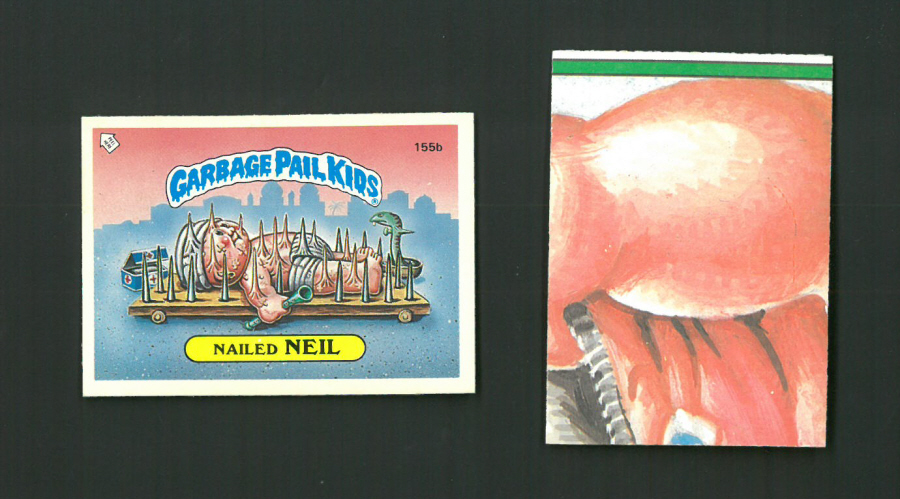 Topps Garbage Pail Kids U K iSSUE 1985 4th. Series 155b NEIL DIFFERENT
