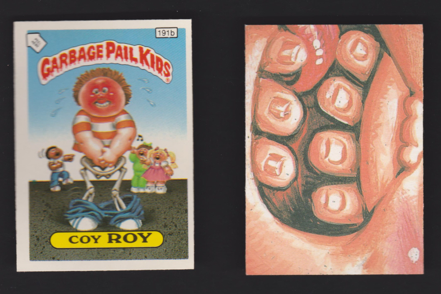 Topps Garbage Pail Kids U K iSSUE 1985 4th. Series 191b ROY