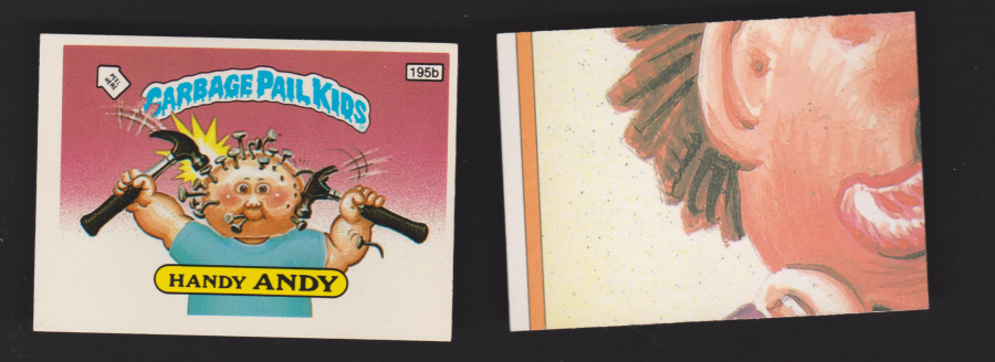 Topps Garbage Pail Kids U K iSSUE 1985 4th. Series 195b ANDY - Click Image to Close