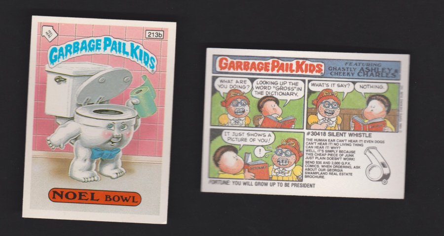 Topps Garbage Pail Kids U K iSSUE 1985 6th. Series 213b NOEL ] - Click Image to Close