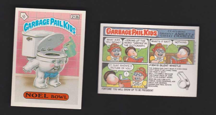 Topps Garbage Pail Kids U K iSSUE 1985 6th. Series 213b NOEL ]