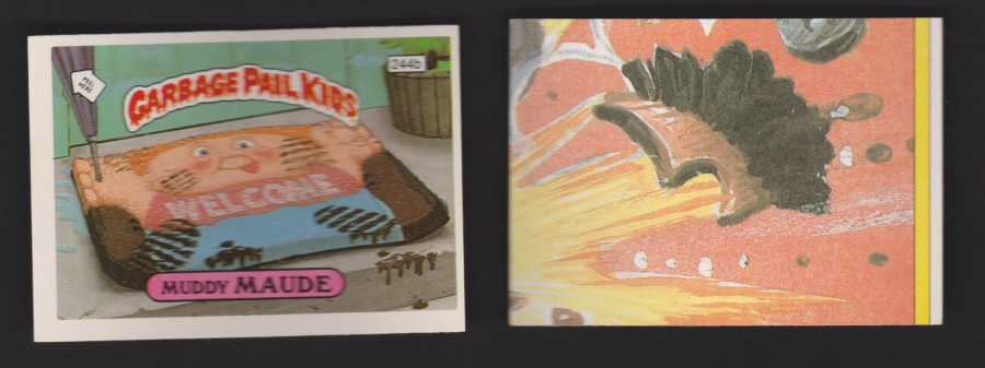 Topps Garbage Pail Kids U K iSSUE 1985 6th. Series 244b MAUDE - Click Image to Close
