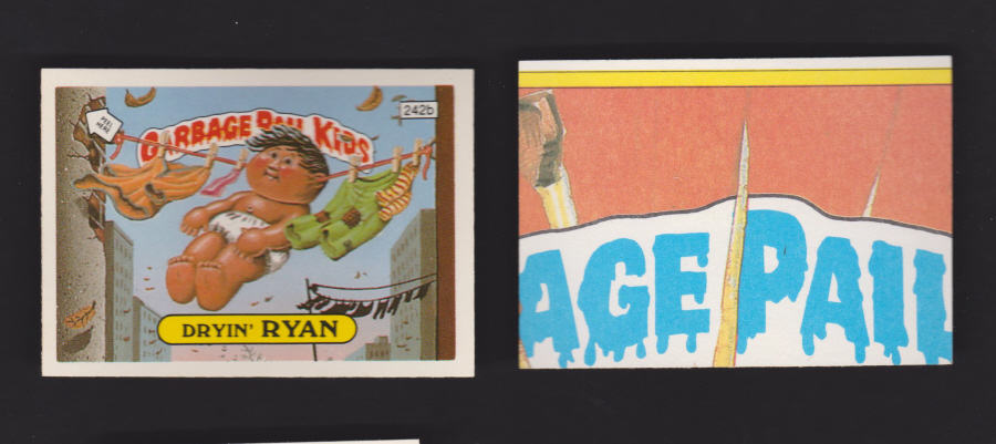 Topps Garbage Pail Kids U K iSSUE 1985 6th. Series 242b RYAN DIFFERENT - Click Image to Close