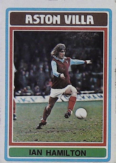 Topps UK 1979 Footballers Blue Back ASTON VILLA No 263 Ian Hamilton