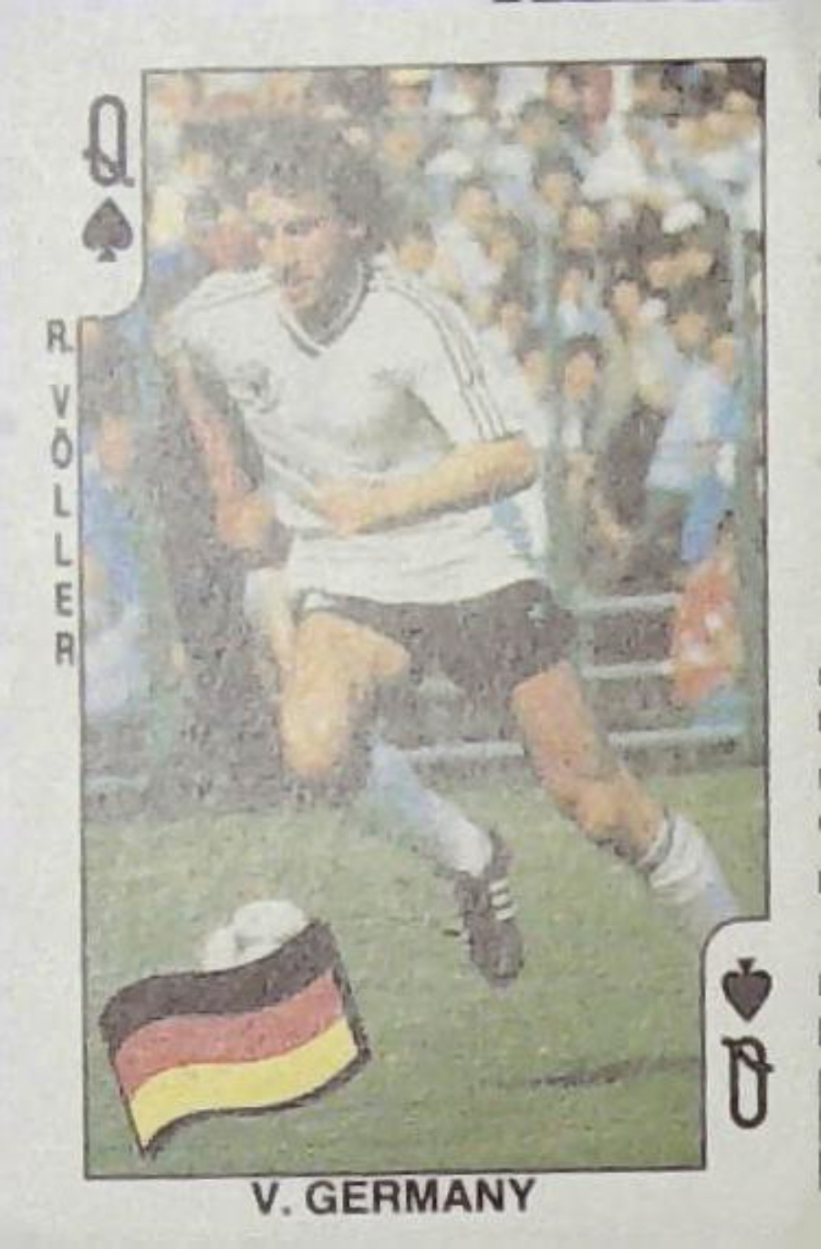 Dandy Gum World Cup Footballers Q Spades Germany R Voller