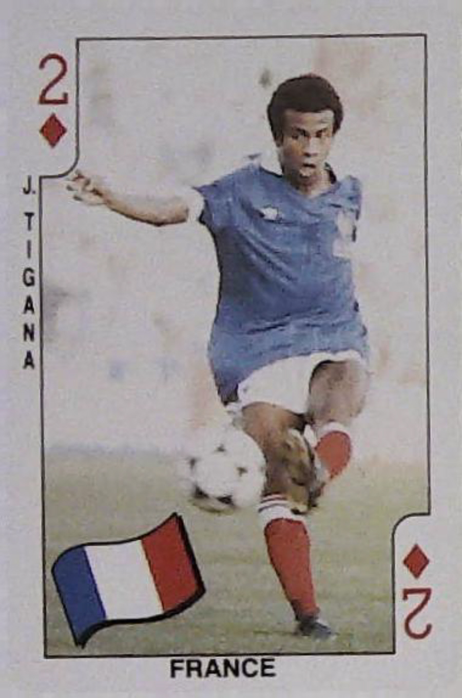 Dandy Gum World Cup Footballers 2 Diamonds France J Tigana