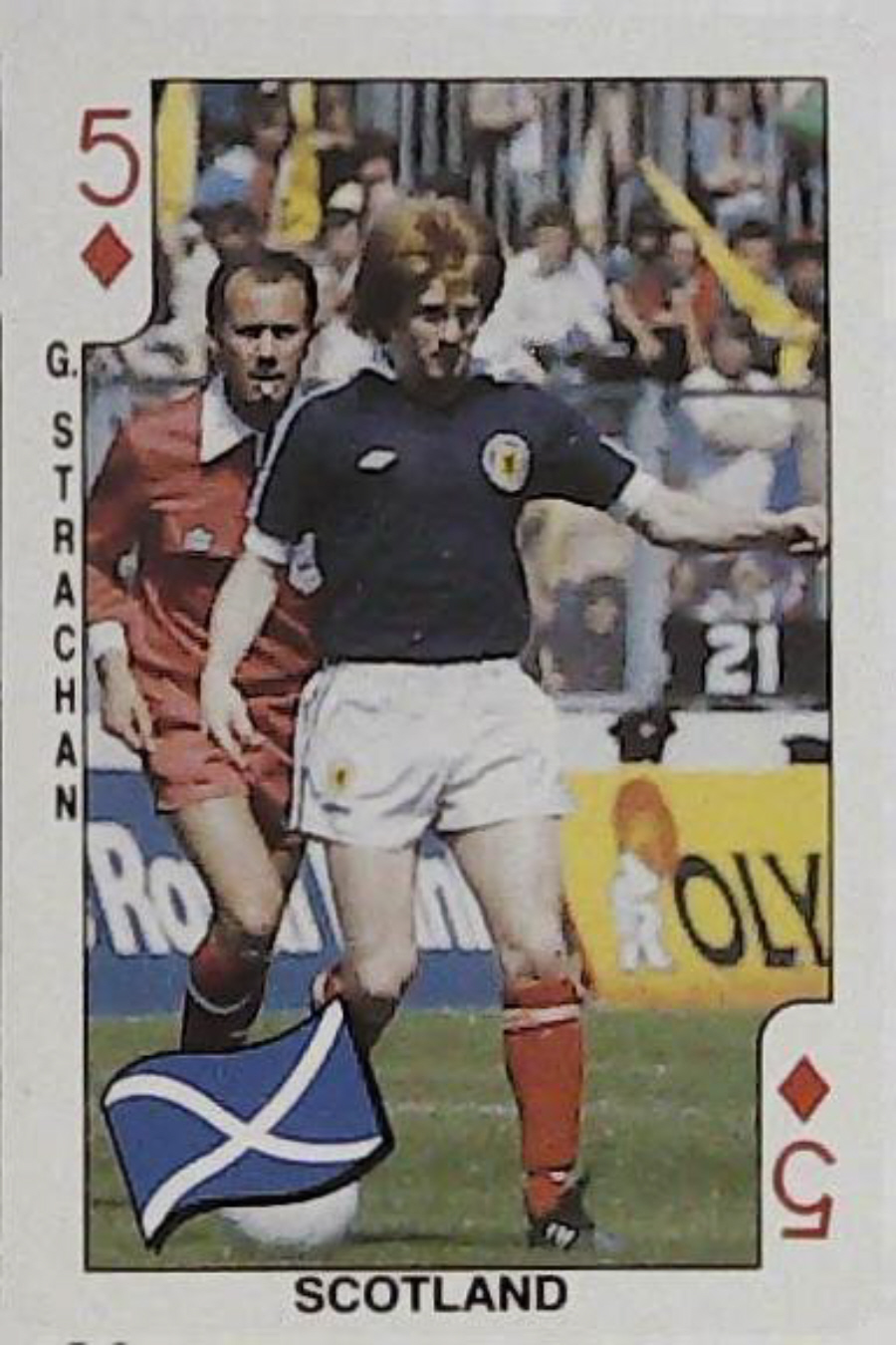 Dandy Gum World Cup Footballers 5 Diamonds Scotland G Strachan