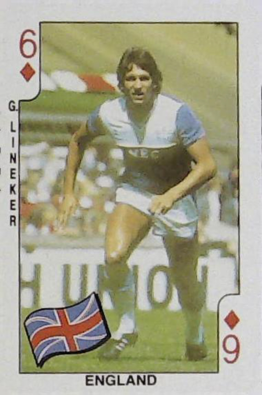 Dandy Gum World Cup Footballers 6 Diamonds England G Lineker