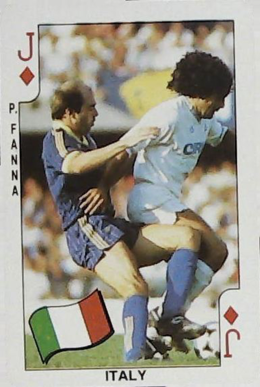 Dandy Gum World Cup Footballers J Diamonds Italy P Fanna