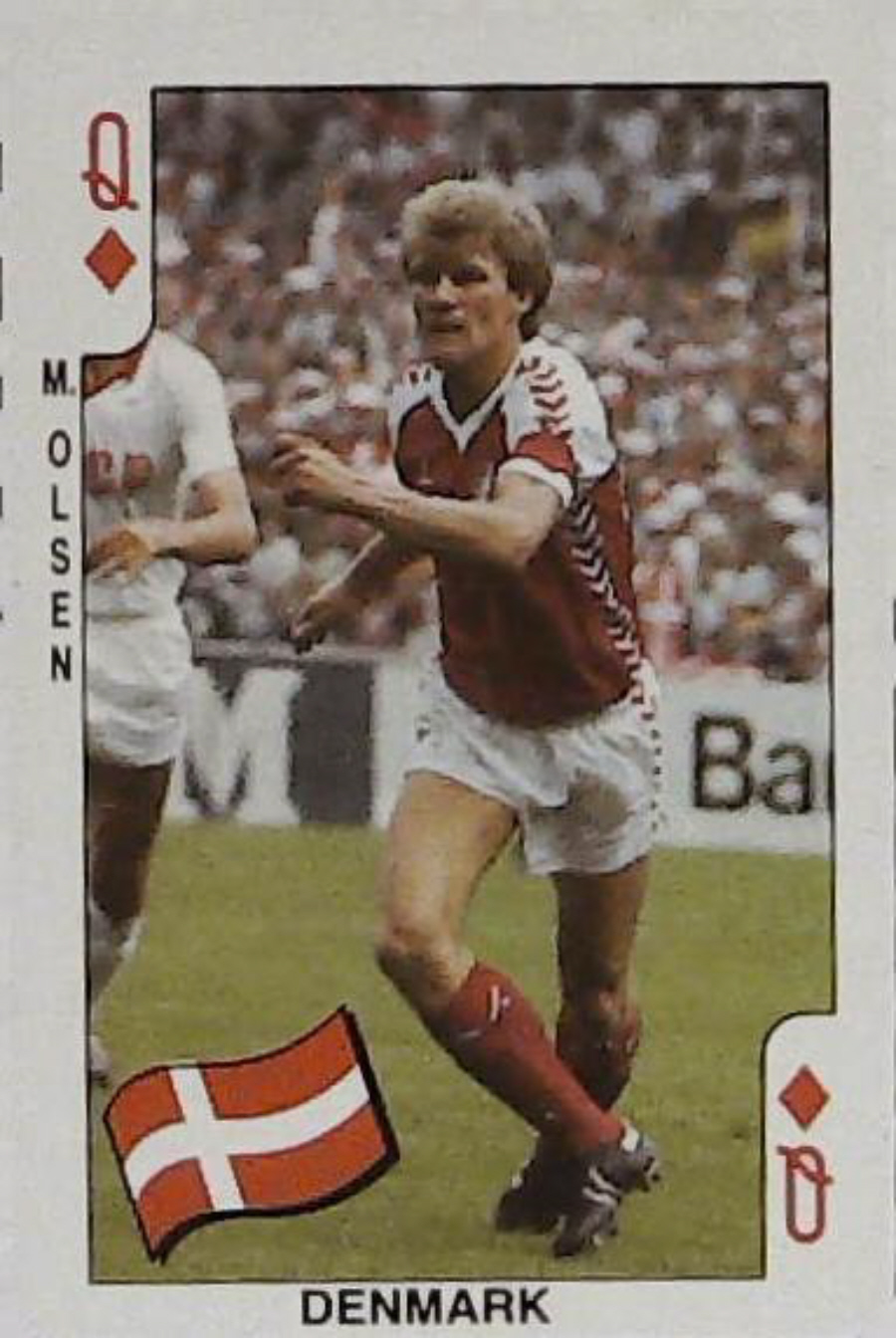Dandy Gum World Cup Footballers Q Diamonds Denmark M Olsen