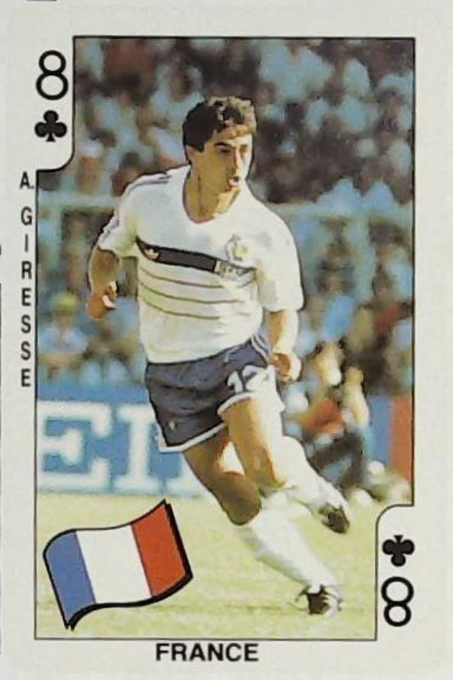 Dandy Gum World Cup Footballers 8 Clubs France A Giresse