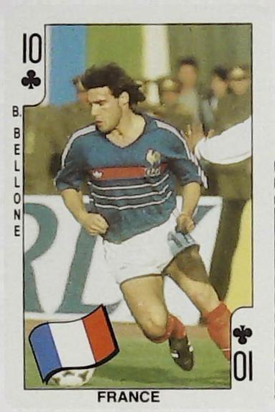 Dandy Gum World Cup Footballers 10 Clubs France B Bellone