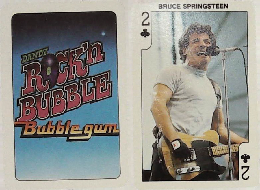 Dandy Gum Rock n Bubble Pop Stars 2 Clubs Bruce Springsteen - Click Image to Close