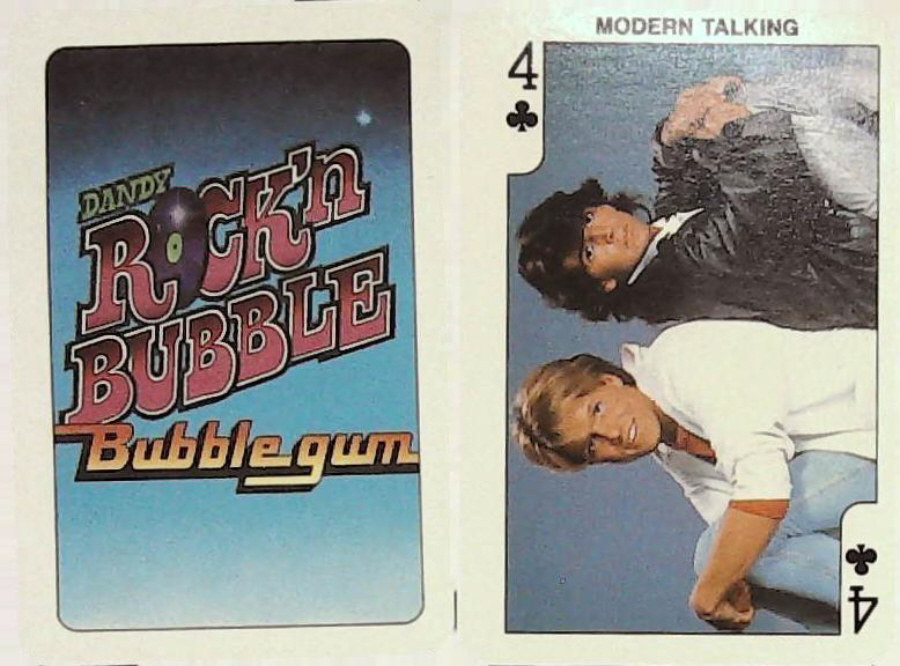 Dandy Gum Rock n Bubble Pop Stars 4 Clubs Modern Talking - Click Image to Close