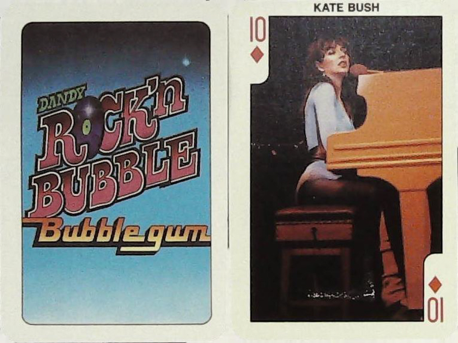 Dandy Gum Rock n Bubble Pop Stars 10 DIAMONDS KATE BUSH