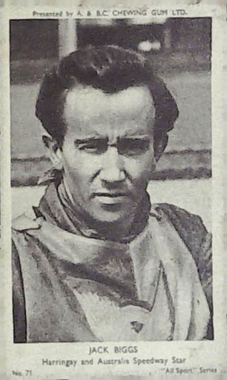 A & B C 1954 All Sports Speedway Freddie Williams No 69 - Click Image to Close