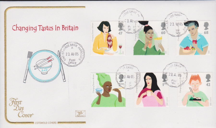 2005 - Cotswold Changing Tastes - FDC -King Edwards Drive C D S Postmark - Click Image to Close