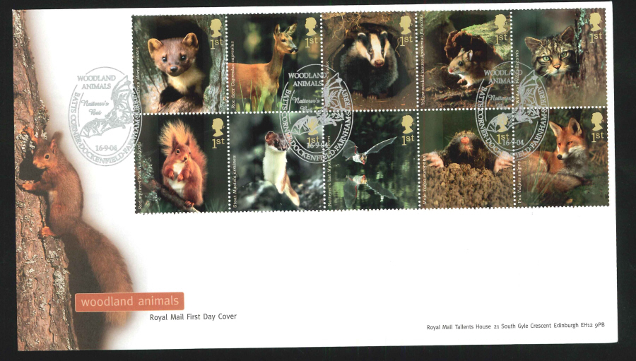 2004 Wild Animals FDC Bats Corner Handstamp - Click Image to Close