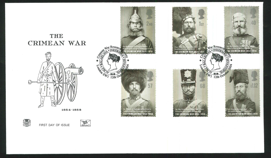 2004 Crimean War FDC Research Society Handstamp