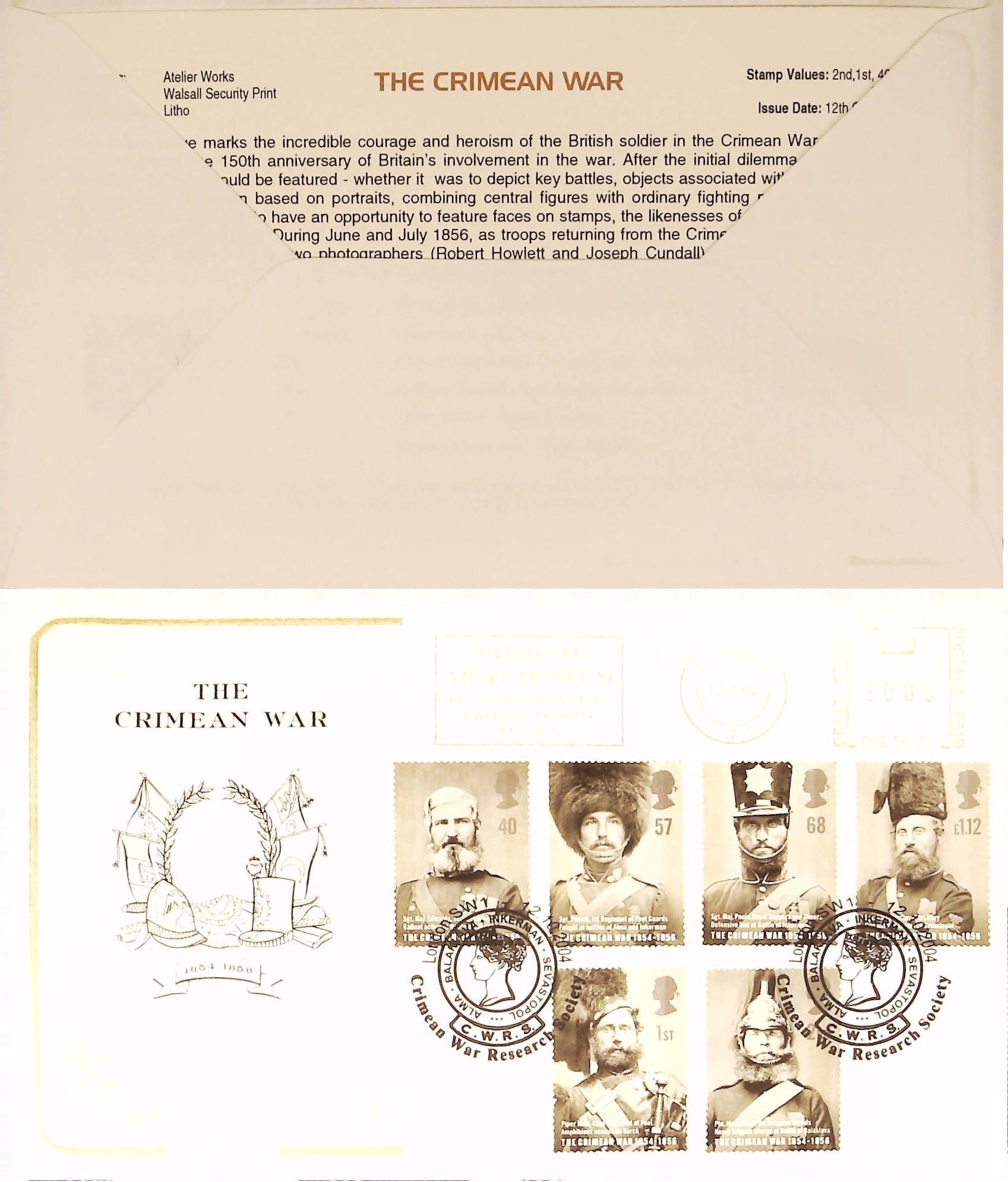 2004 - Crimean War Meter Mark National Army Museum & Crimean War Research Society Handstamp Cotswold