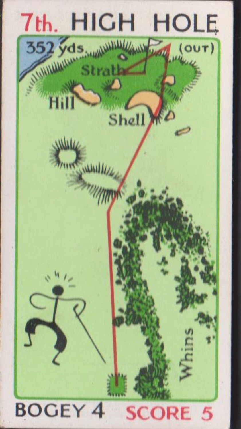 Churchman Can You Beat Bogey at St.Andrews Red Overprint No 20 - Click Image to Close