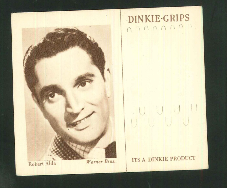 Dinkie 4th Series Warner Brothers Artists No 1 Robert Alda - Click Image to Close