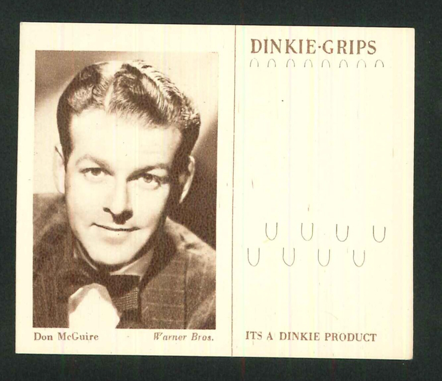 Dinkie 4th Series Warner Brothers Artists No 23 Don McGuire