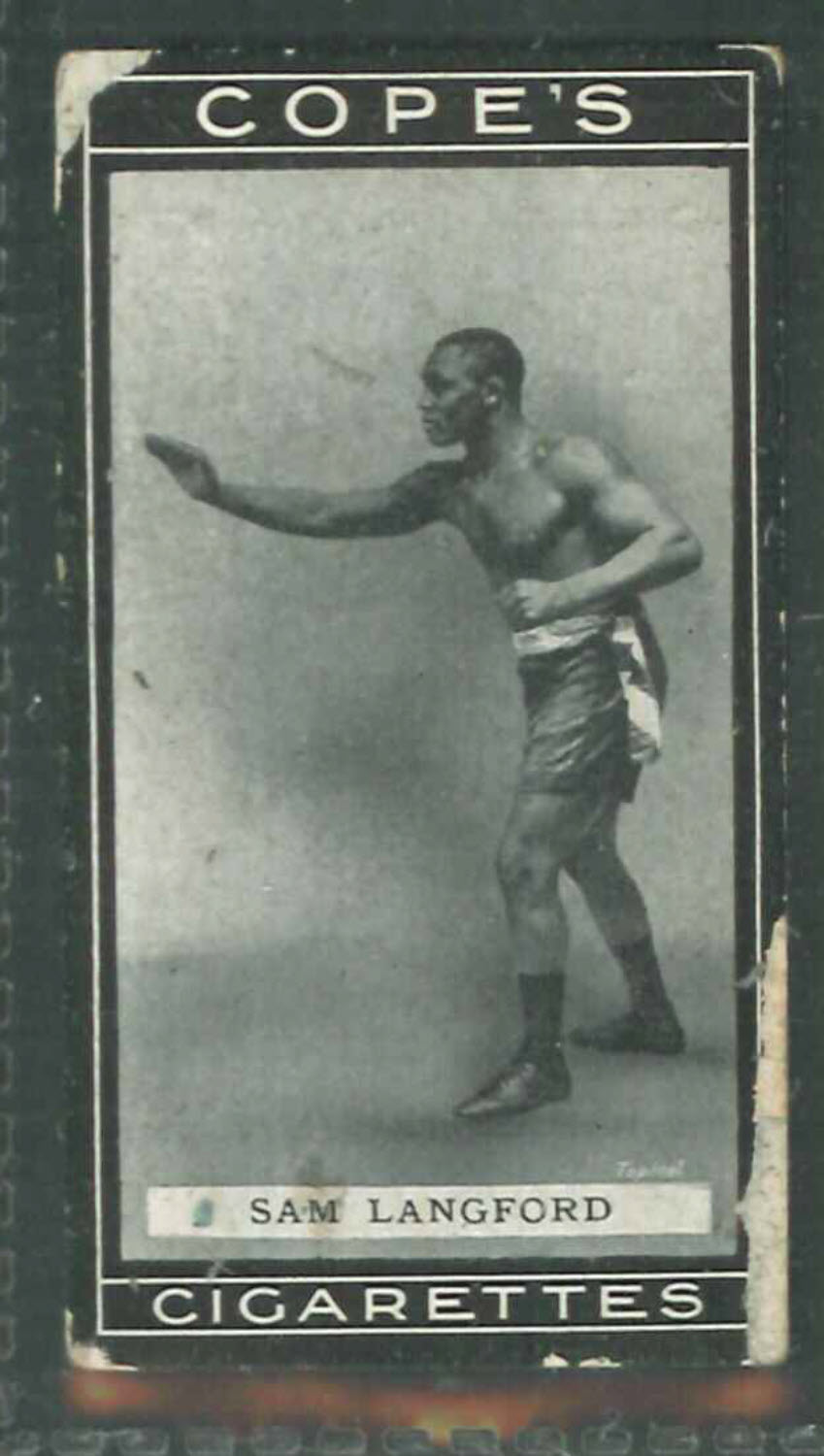 Cope Boxers Series ( 1-25 ) No24 Sam Langford - Click Image to Close