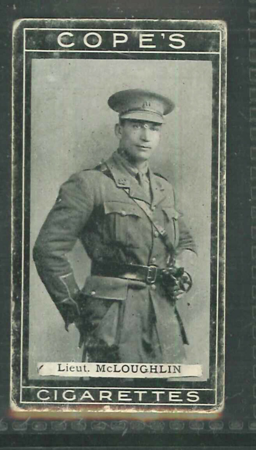 Cope Boxers Series (125-150 ) No 117 Lieut.McLoughlin - Click Image to Close