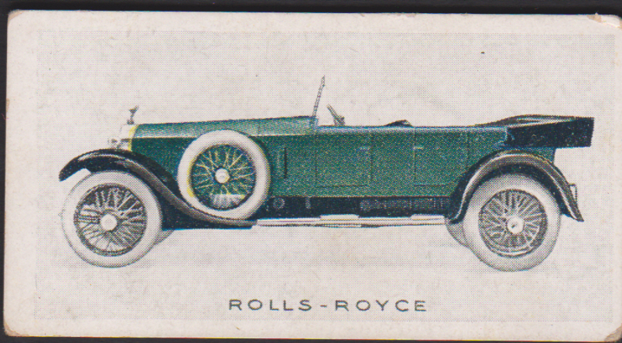 Wills New Zealand Issue Motor Cars 21 Rolls Royce - Click Image to Close
