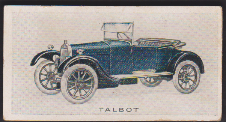 Wills New Zealand Issue Motor Cars No 17 Talbot