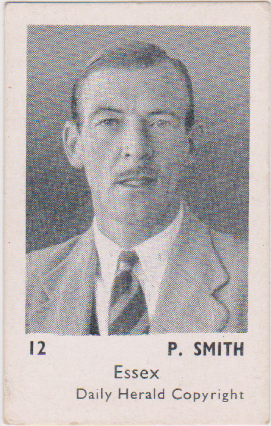 Daily Herald Cricketers No12 P Smith - Click Image to Close
