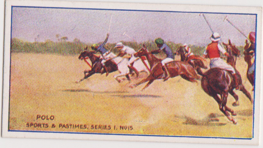 Teofani Sports & Pastimes Series No 15 Polo Plain Back no name - Click Image to Close