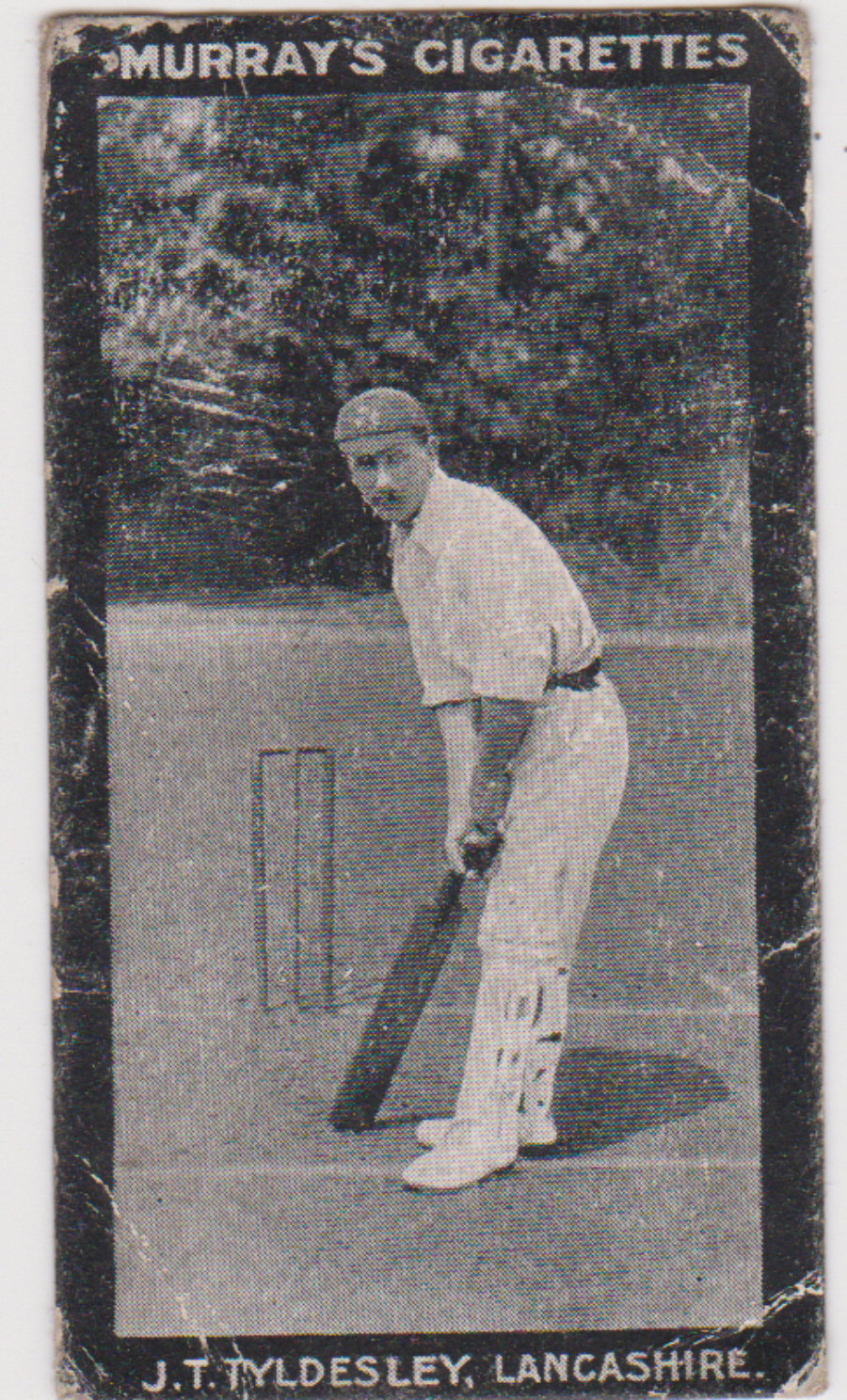 Murray Cricketers Series H ( Black Front ) No J T Tyldesley Lancs