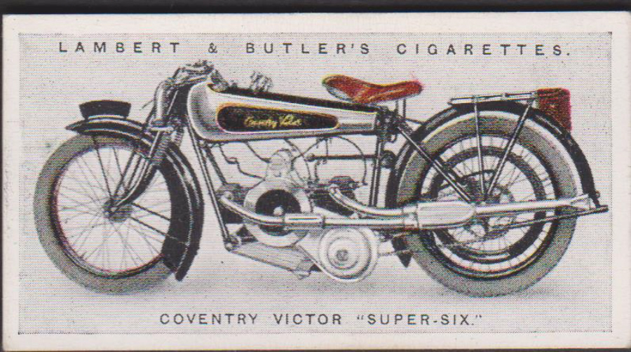 Lambert & Butler Motor Cycles No 14 Coventry Victor " Super Six " - Click Image to Close