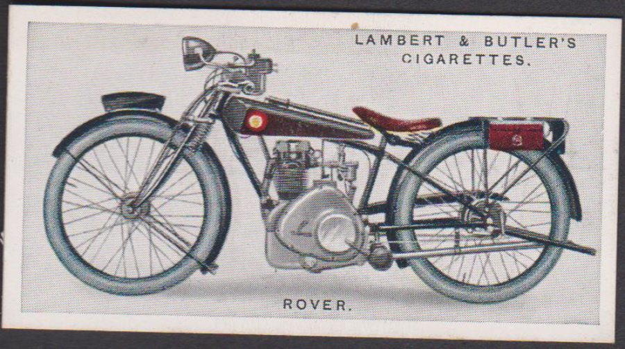 Lambert & Butler Motor Cycles No 42 Rover - Click Image to Close