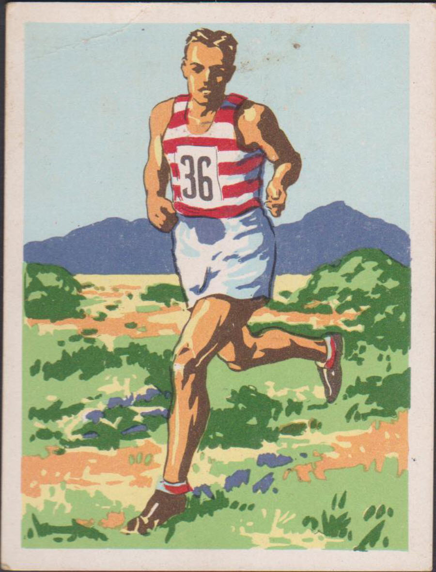United Tobacco, Sports & Pastimes in South Africa :- No50 Cross Country Running - Click Image to Close