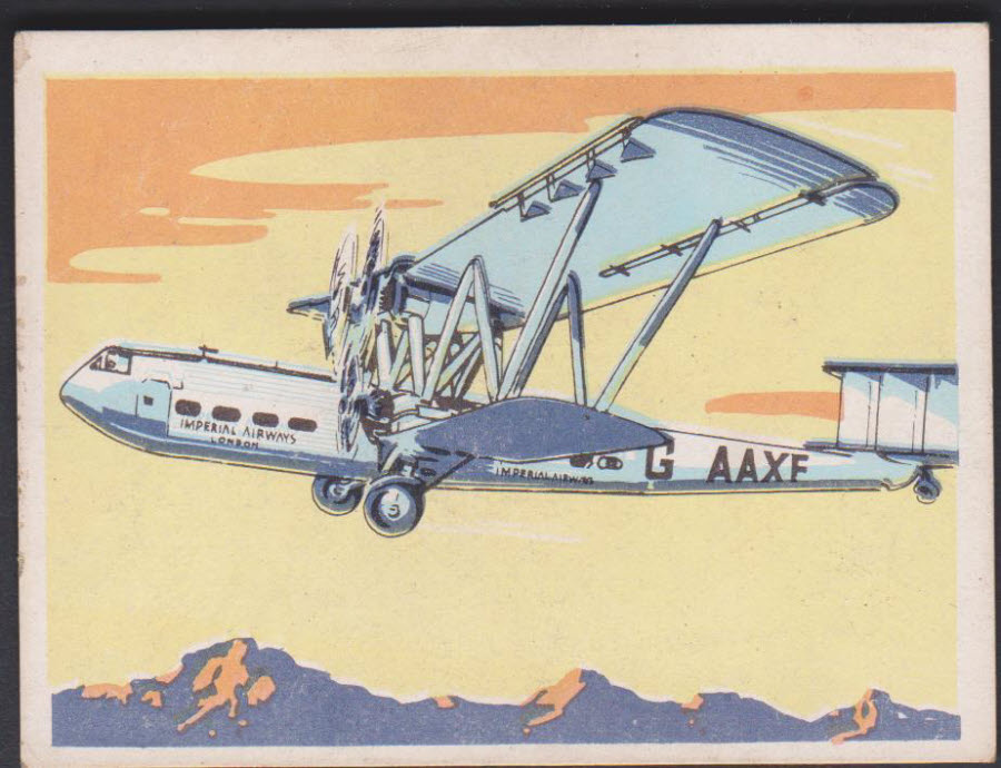 United Tobacco, Sports & Pastimes in South Africa :- No 34 Flying ( Imperial )