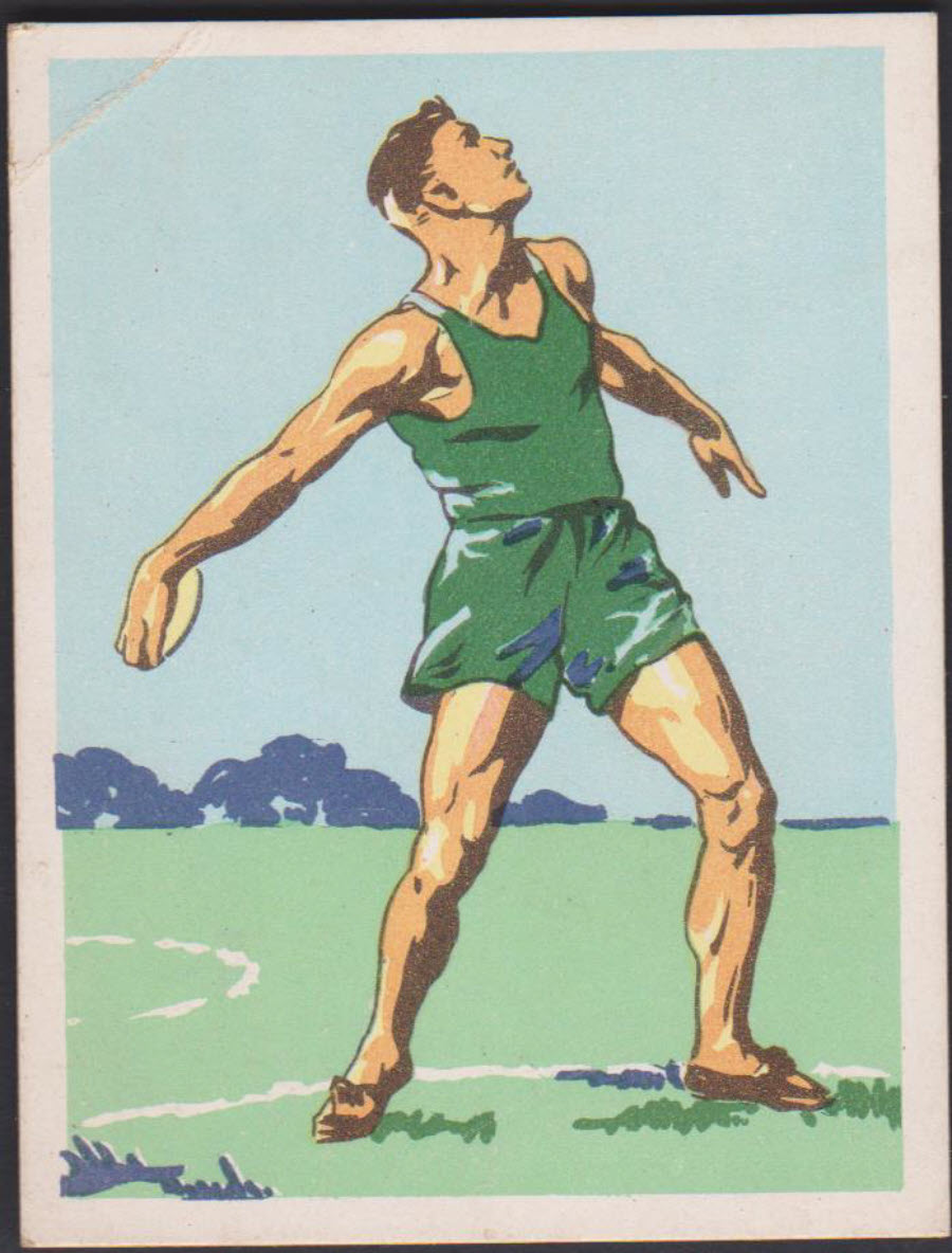 United Tobacco, Sports & Pastimes in South Africa :- No 41 Throwing the Discus
