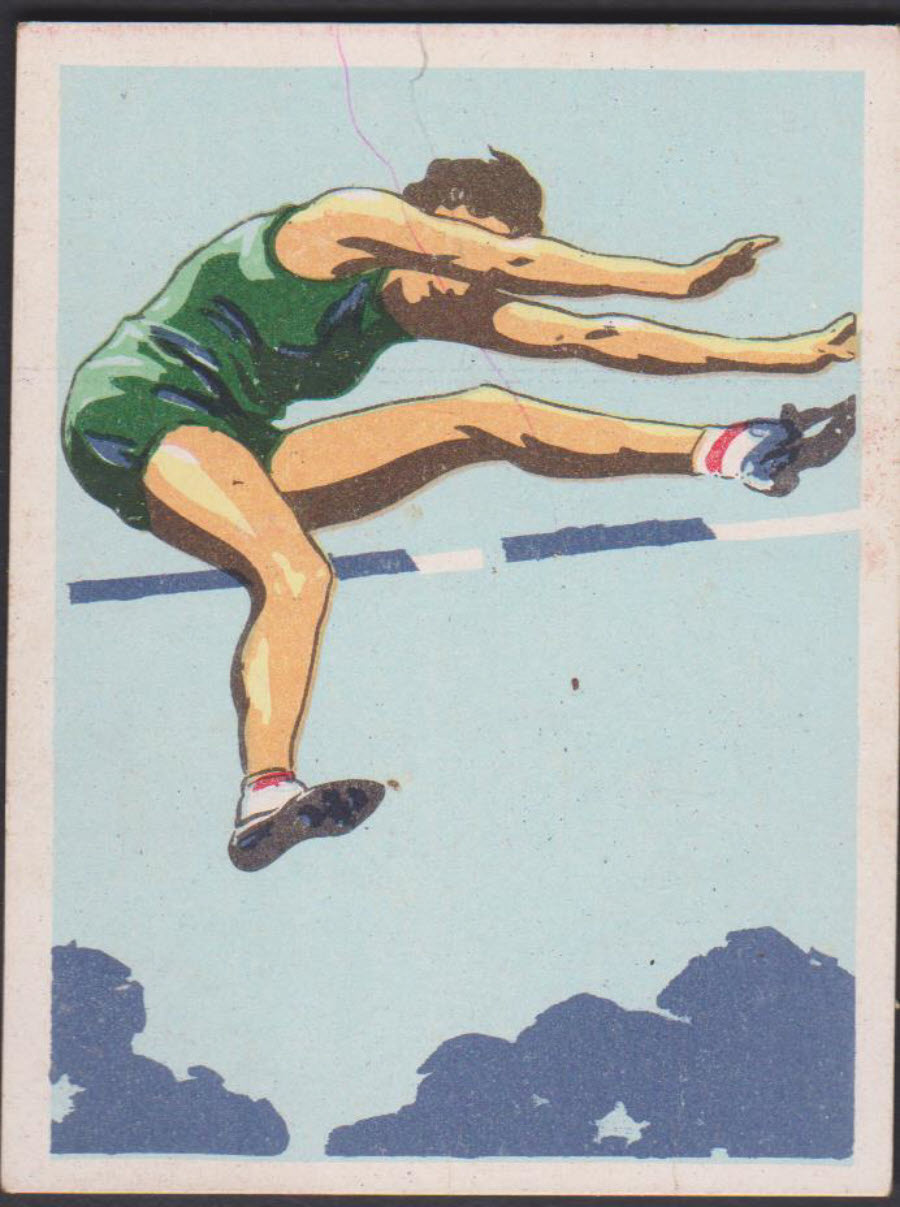 United Tobacco, Sports & Pastimes in South Africa :- No 46 High Jump Women - Click Image to Close