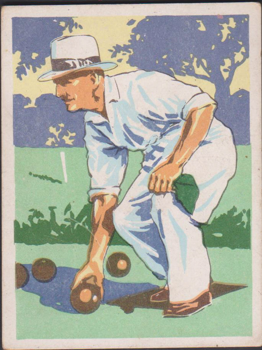 United Tobacco, Sports & Pastimes in South Africa :- No 11 Bowls International - Click Image to Close