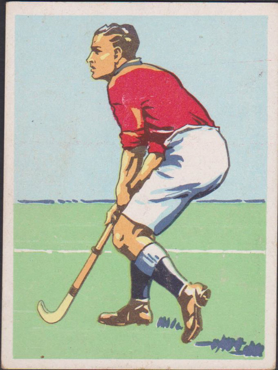 United Tobacco, Sports & Pastimes in South Africa :- No 16 Hockey Men - Click Image to Close