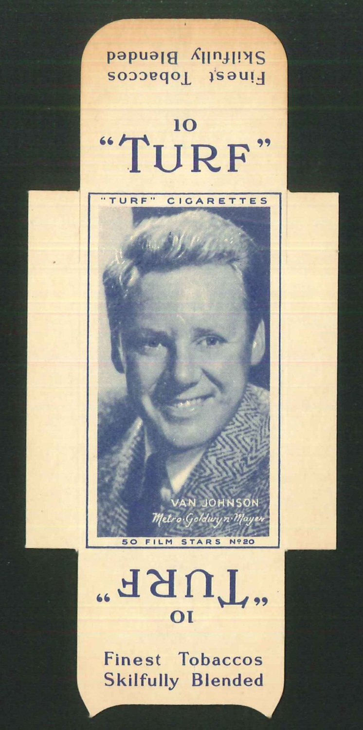 Carreras Turf Full Slides Film Stars No20 Van Johnson