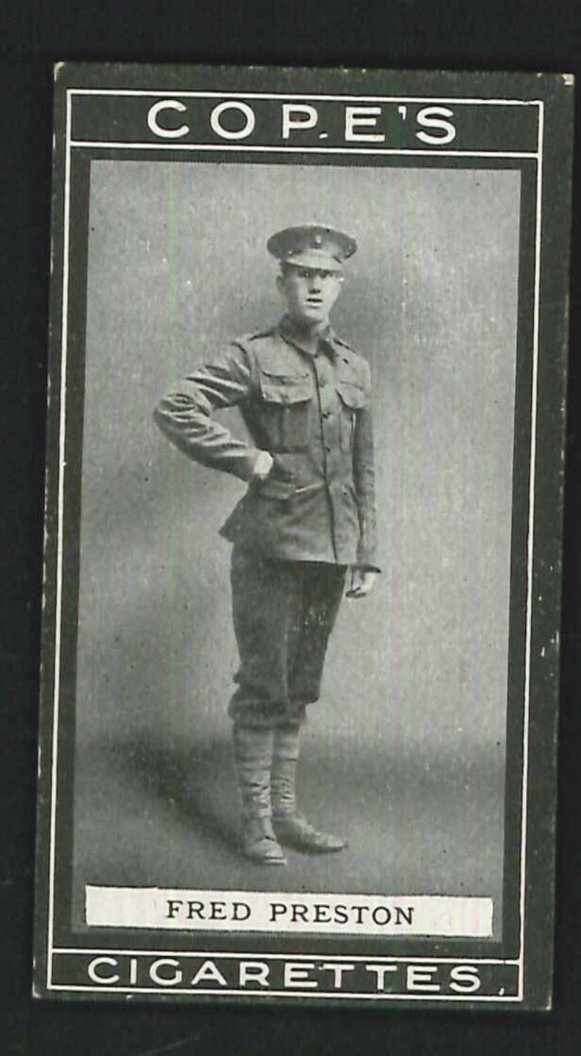 Cope Boxers Series (125-150 ) No 113 Rifleman Fred Preston - Click Image to Close